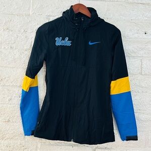 Nike UCLA Women's Windbreaker Size XS Blue Gold Black Athletic DriFit
